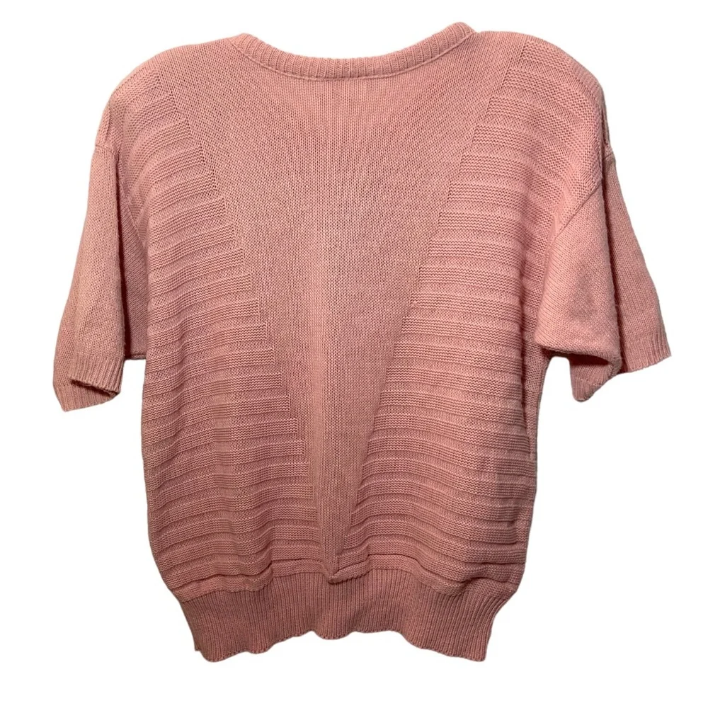Cottage Core Pink Sweater Shirt